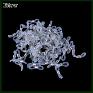 Fitow 100Pcs Eye Glasses Spectacle Chain Strap Holder Rubber Loop Ends DIY Fashion