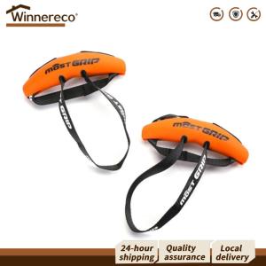 [Winnereco Flagship Mall]แถบแรงต้านแบบยืดหยุ่นพร้อมที่จับสำหรับการออกกำลังกายเต็มตัวและการยืดกล้ามเนื้อ