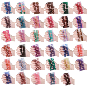 Nails Polish Stickers Cats Eye Gels Nail Strips Nails Polish Wraps Glittering Gels Nail Stickers Manicures Stickers