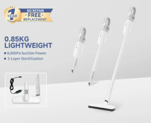 Simplus Cordless Vacuum Cleaner 012-65W-4000mAh-White-Charging Cable Included-USB-C Interface