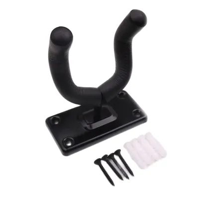 PLAYOU Guitar Hanger with Screws Guitar Hangers Keep Hook Holder Wall Mount for All Size Guitars Bass Mandolin Banjo
