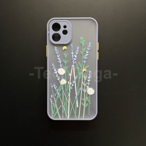[MojoSkins] Flower Floral Casing iPhone 11 12 Pro Max XS MAX XR X 6 8 7 Plus Frosted Matte Case Trend Original Viral