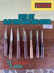 Alat Ukir Buah dan Sayur Kualitas Premium/ Pisau Garnis dalam Set 7 Buah/ Satu Set isi 7 Buah dengan fungsi berbeda