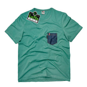 Kaos Pria | Kaos distro dewasa | kaos pocket saku denim | baju fashion dewasa | Lutte Man
