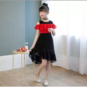 Dress Anak Sabrina Kids MG614 Gaun Pesta Rumbai Mermaid Kid Sabrina Babol Dress Anak Remaja