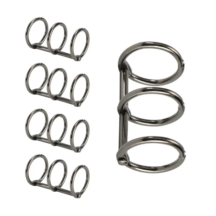 5 Pcs 3 Rings Book Rings 20/30mm Metal Binder Rings Loose Leaf Paper ...