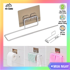 Thanh/ Móc Inox Treo Giấy Vệ Sinh Dán Tường ANHOME Giá Treo Cuộn Giấy Dán Tường Siêu Dính Chịu Lực