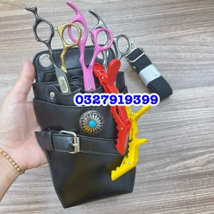 Túi Đeo Đựng Kéo Cắt Tóc MS1979 - Nhiều Ngăn Khâu Thủ Công Dây Dài 1m25 Thích Hợp Đeo Hông Hoặc Chéo - Túi Đeo Đa Năng Cho Thợ Làm Đẹp Tóc