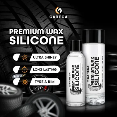 CAREGA Pure Silicone Wax Tyre Silicon Wax Tayar Wax Silicon Tyre Shine Tire Silikon Wax Kilat Silicon Car Care Tire Wax