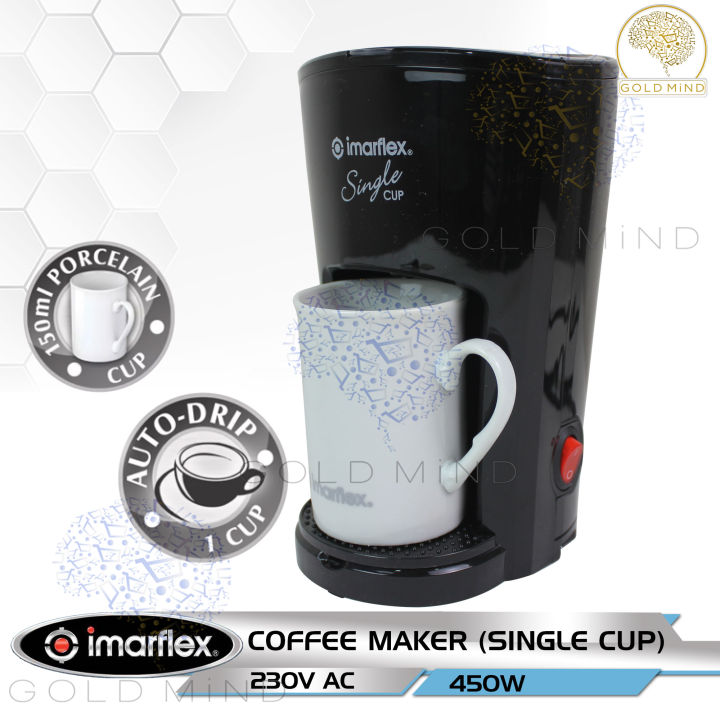 Imarflex Coffee Maker (Single Cup) 230V 450W Lazada PH