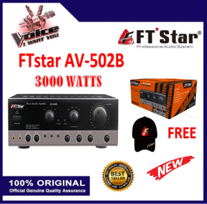 NEW Amplifier FTstar AV-502B 5.1Channel Karaoke Amplifier ( AV 502 B )