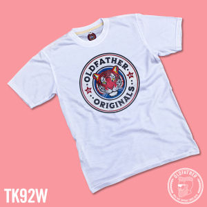 เสื้อยืดคอกลมแขนสั้น ผ้าTK พิมพ์ระบบ Sublimation นุ่ม สวมใส่ สบาย ระบายอากาศไม่ร้อน ( รหัสสินค้า TK 92 )