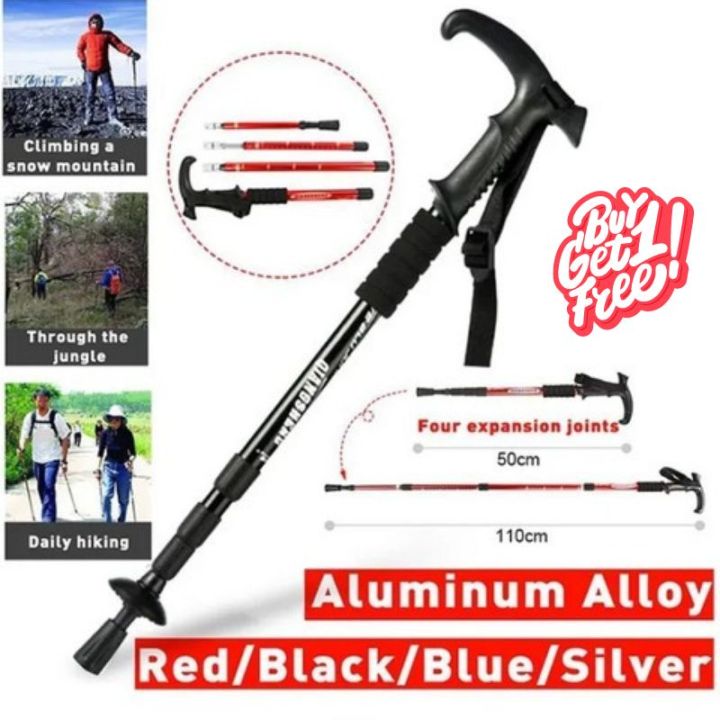 Lot De 2 Pointes De Rechange Pour Bâton De Marche - Métal/plastique - Trekking, Randonnée