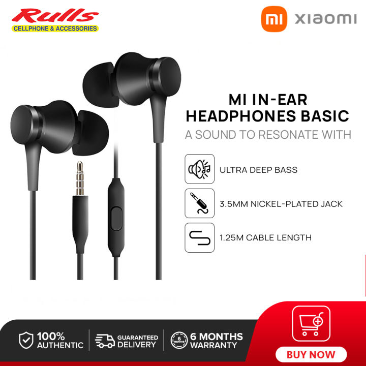 Xiaomi Mi In-Ear Headphones Basic Sleek aluminum chamber