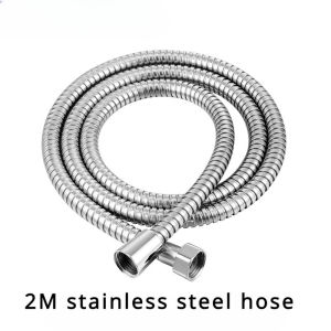 2M-5M 304 Stainless Steel Shower Hose High Quality Faucet Hose Flexible Shower Hose Thick Silicone Bathroom 3 Meter Shower