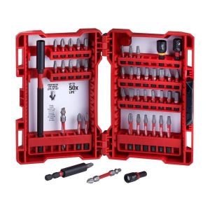 Milwaukee SHOCKWAVE Impact Duty Steel Driver Bit Set (45-Piece) Power Tool Drill Accessories