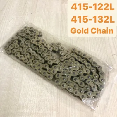 Rantai Emas Gold Chain Heavy Duty Sprocket 415 132L 122L 415H 122 132 spocket chain EX5 Future Wave SRL Lagenda LC135