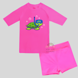 TURTLE RASHGUARD SET FOR KIDS 1-12 YEARS OLD