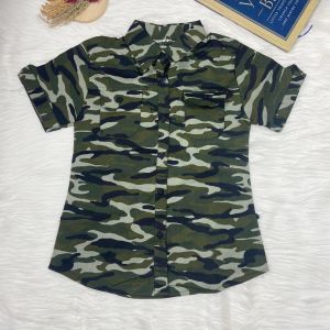 [Cuci Gudang] Kemeja anak perempuan motif  baru lengan pendek 5-12 tahun termurah