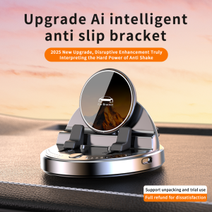 Giá giữ điện thoại di động trên ô tô sạc không dây mới 2025 chống rung hộp giữa dụng cụ chuyên dụng điều hướng xe cao cấp