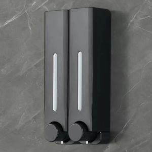500ml Double-headed Liquid Soap Dispenser Wall Mounted Manual Shower Shampoo Soap Ddispenser