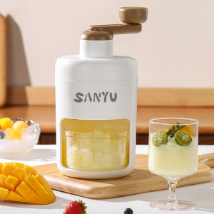 Portable Mini Manual Ice Crusher Ice Shaver Machine Snow Crushed Hand Crank Ice Breaker Household