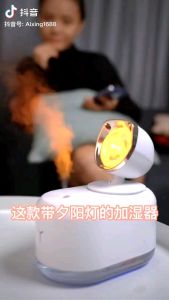 Solar Lamp Sunset Light Humidifier/ Humidfier