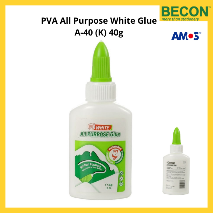 PVA All Purpose White Glue A40 (K) 40g Lazada