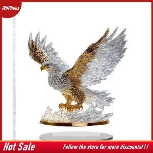 【COD】🔥🔥🔥 Flapping Eagle 2D Acrylic Ornament - Modern Animal Vase Figurine For Home Decor Unique Christmas & Halloween Gift Idea