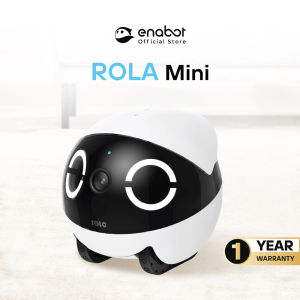 [Official Store] Enabot ROLA Mini 2K Camera Smart Movable CCTV Robot| One-Touch Call | Last up to 25 days per charge | Interactive Pet Play & Sounds