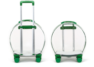 "Local Stock" Pet Carrier with Mat Pet Transport Luggage with Wheels and Telescopic Handle Pet stroller Pet Travel Carrier for Small & Medium Dogs/Cats