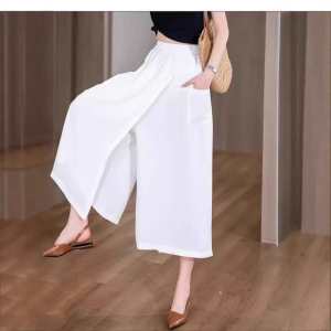Widelegged pants female summer casual thin section