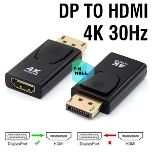 Bộ Đầu Chuyển Đổi DISPLAYPORT DP Sang To HDMI Hiển Thị 4K / 1080P HD cho Màn Hình Máy Chiếu Máy Tính Xách Tay PC
