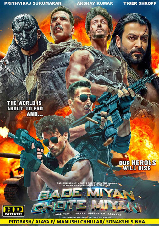 Bade Miyan Chote Miyan (2024) Hindi Movie DVD With Malay Subtitles