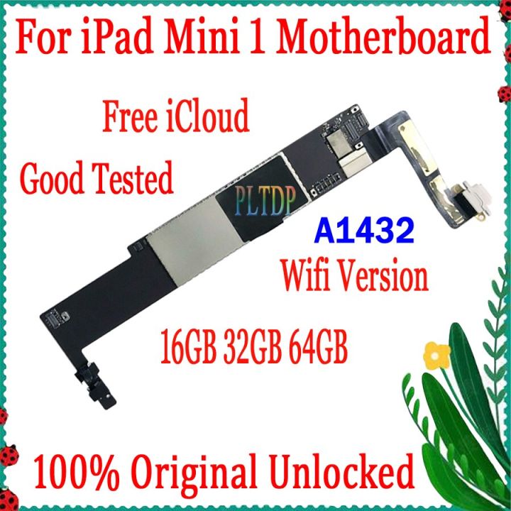 เมนบอร์ด Ipad Mini 1ของแท้ A1432 Wifi และ A1454 3G สำหรับการทดสอบลอจิก ...