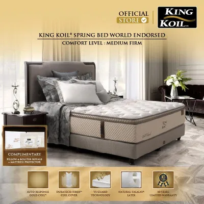 KING KOIL World Endorsed - Kasur Spring Bed [Mattress Only]