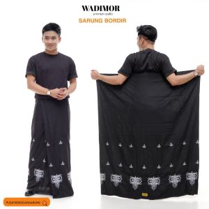 Sarung Bordil List Warna Kekinian Sarung Bordil Pria Dewasa New Berwibawa Motif Kupu Kuning