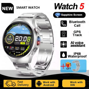 2025 New Watch 5 Smart Watch Men 1.53" HD AMOLED Screen GPS track Bluetooth Call Compass Altitude and air pressure SmartWatches