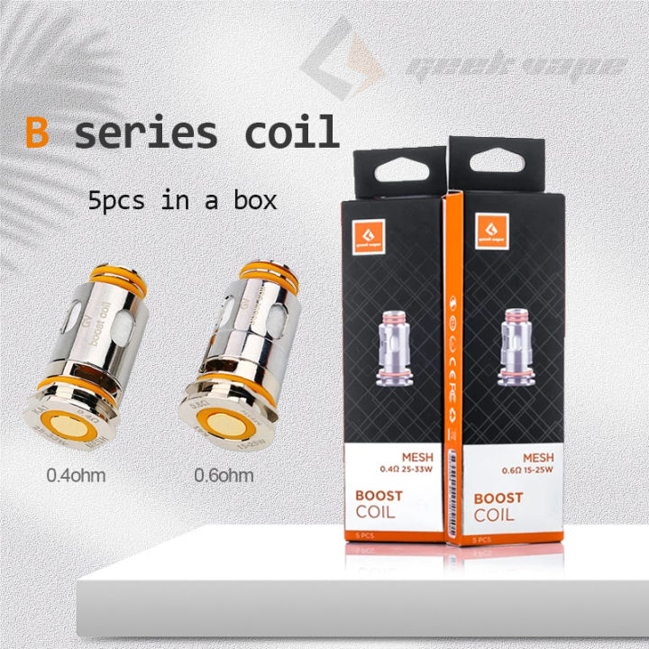 elfbar nachfüll pod läuft aus GEEKVAPE B Coil (Boost Version,0.6Ω/ RDL,15-25W) Fit Aegis Hero 5 Kit  Replacement Coil, Aegis Hero 2 Kit(H45 Kit), H45 Classic Kit (Aegis Hero 3  Kit) (B Coil (Boost Version) 0.6ohm 5pcs) : main image 1