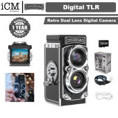 CHUZHAO Mini Retro Digital Camera Vintage TLR CCD Camera