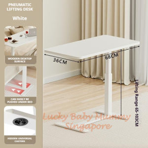 Upgraded Movable Adjustable Lifting Table/Standing Desk Laptop Table with Wheels