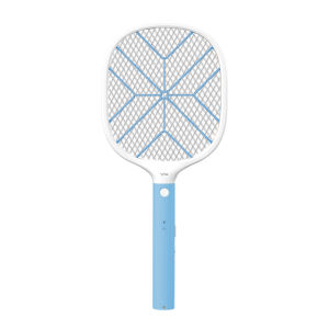 ไม้ตียุง รุ่น YG-6125 หน้าใหญ่ ชาร์จเร็ว ช็อตยุง ไฟแรง หลอดSMD/LED สว่าง ชาร์จไฟบ้าน ป้องกันกระแสไฟ แข็งแรง ทนทาน