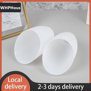 [COD] WHPHous Ship within 24 hours 1Pcs Plastic Lamp Cover Simple Home Light Cover Chic Light Accessory White