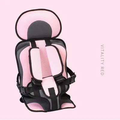 Portable Car Seat Kids Car Safety Seat for Child Baby Portable Carrier Seat Portable Baby Car Seat Pad Protection Cover