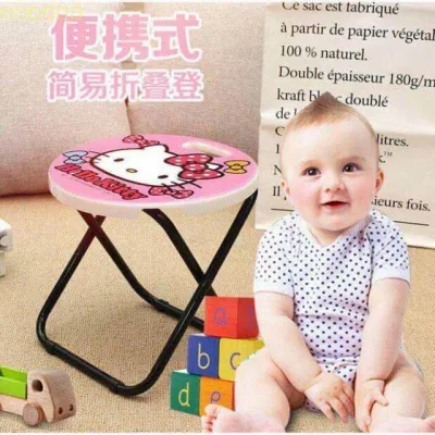 Childrens Folding Chair with Baby Cartoons Character Design Folding stool for kids