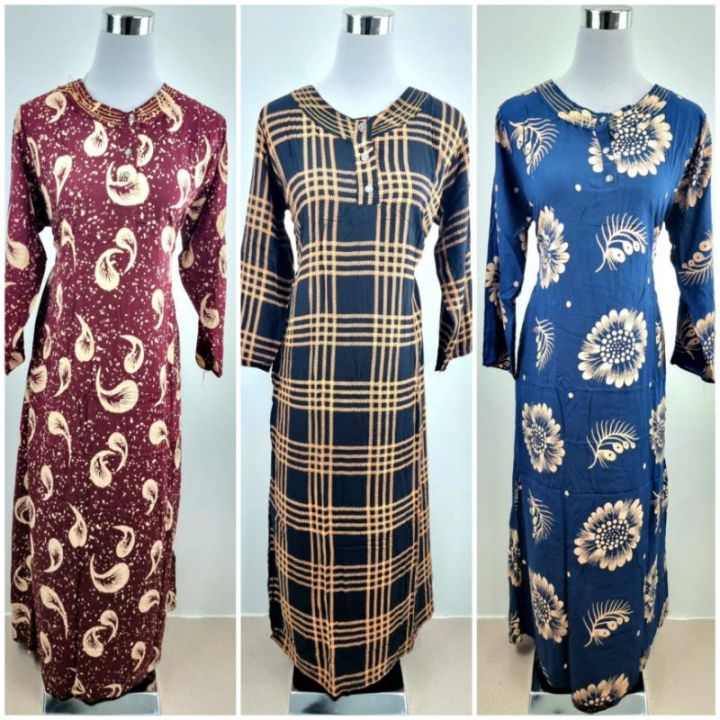 KAFTAN KELAWAR BATIK TANGAN/LENGAN PANJANG PEMBORONG & PERUNCIT