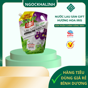 Lau sàn gift hương hoa IRIS 3.6kg