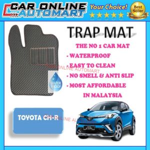 Toyota CH-R TrapMat Customize Car Floor Mat 100% Waterproof Anti Slip Easy to Clean(Front & Rear) - Toyota Accessories