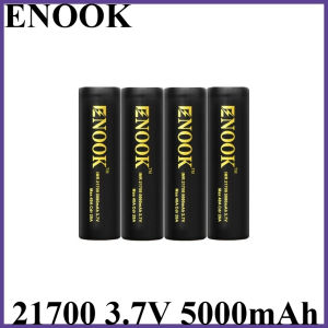 ENOOK 21700 5000mAh 3.7V High Drain Rechargeable Lithium Ion Battery for Flashlight Power Bank