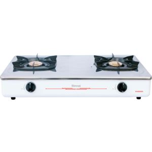 Rinnai Kompor Gas 2 Tungku Stainless Steel - RI602EW - FREE ONGKIR Jabodetabek